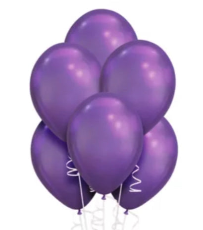 Bouquet di palloncini viola cromati - Palloncini divertenti - Invia subito  regali agli Emirati Arabi Uniti! – Il regalo perfetto® Dubai