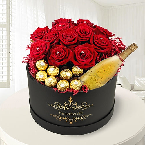 24k Gold Emotion with Ferrero & Roses