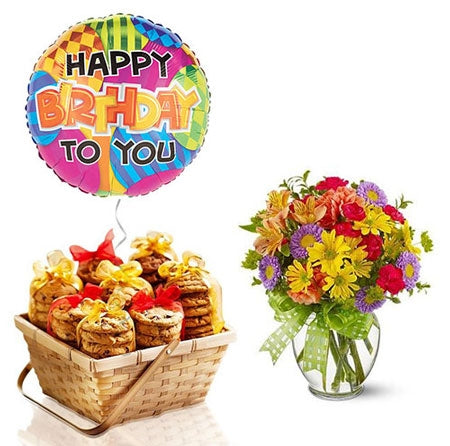 Buy Birthday Flowers Dubai | Purple Orchid Gift Box | RichRose