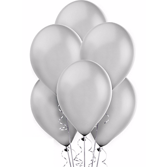 Silver Helium Balloons Dubai