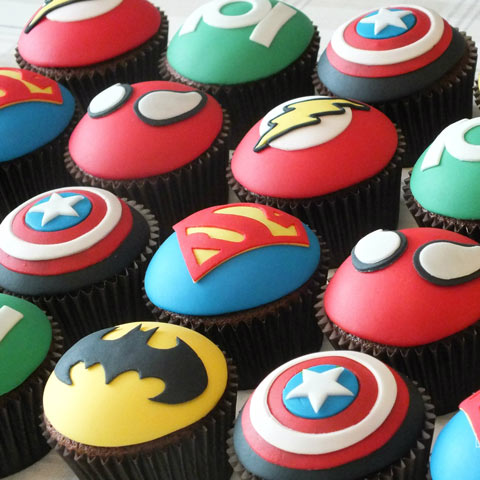 Superhero Cupcakes - Dubai