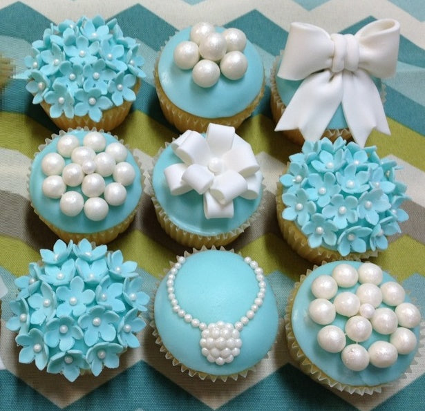 Tiffany Inspired Pearl Cupcakes - Dubai