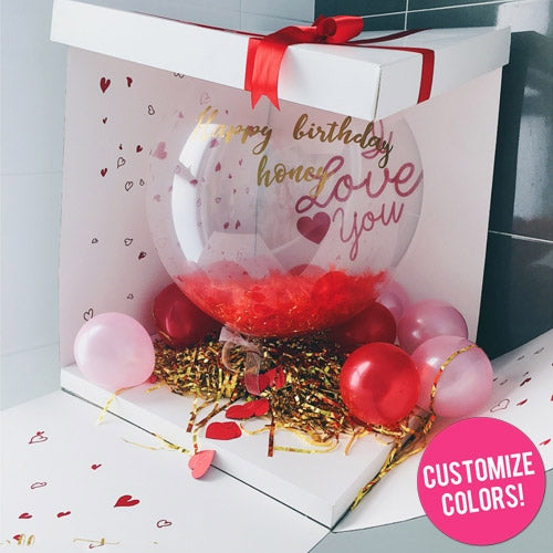 Order Surprise Balloon in a Box Online Now Dubai