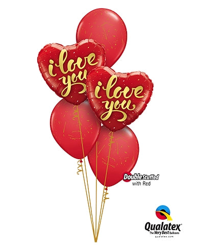 Red Hearts Balloons hearts Dubai