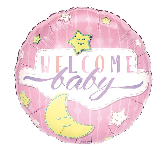 Welcome Baby Light Pink Balloon Dubai