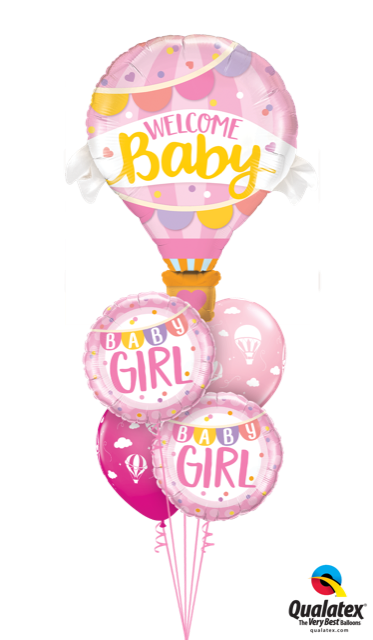 Welcome Baby Pink Hot-Air Balloons Dubai