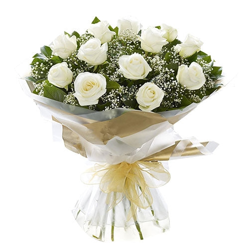 Send White Roses Online UAE